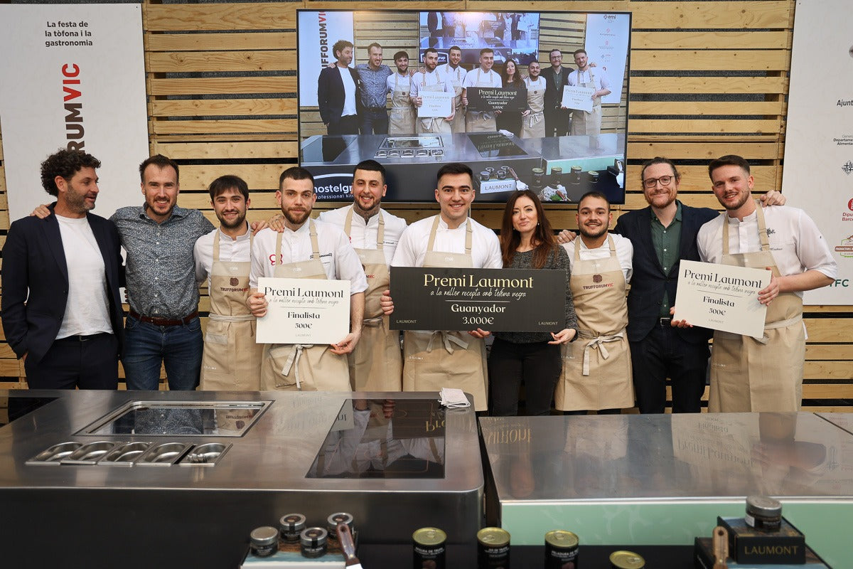 Eduard Llop del restaurante El Truc gana el Premio Laumont a la mejor receta con trufa negra del 2024