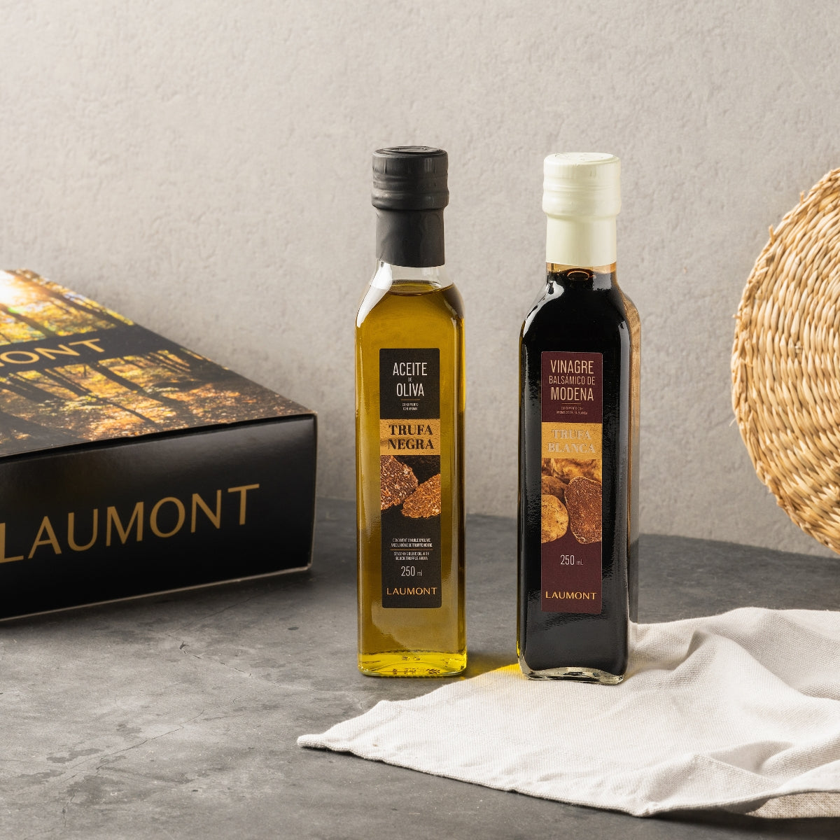 Pack Gourmet: Aceite Trufa Negra + Vinagre Trufa Blanca