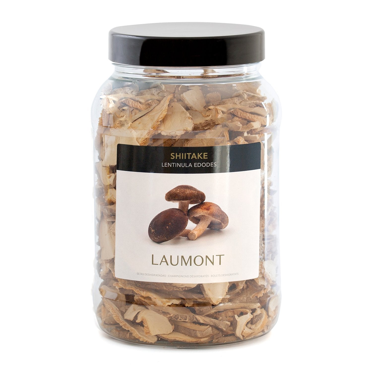 Shiitake deshidratado laminado