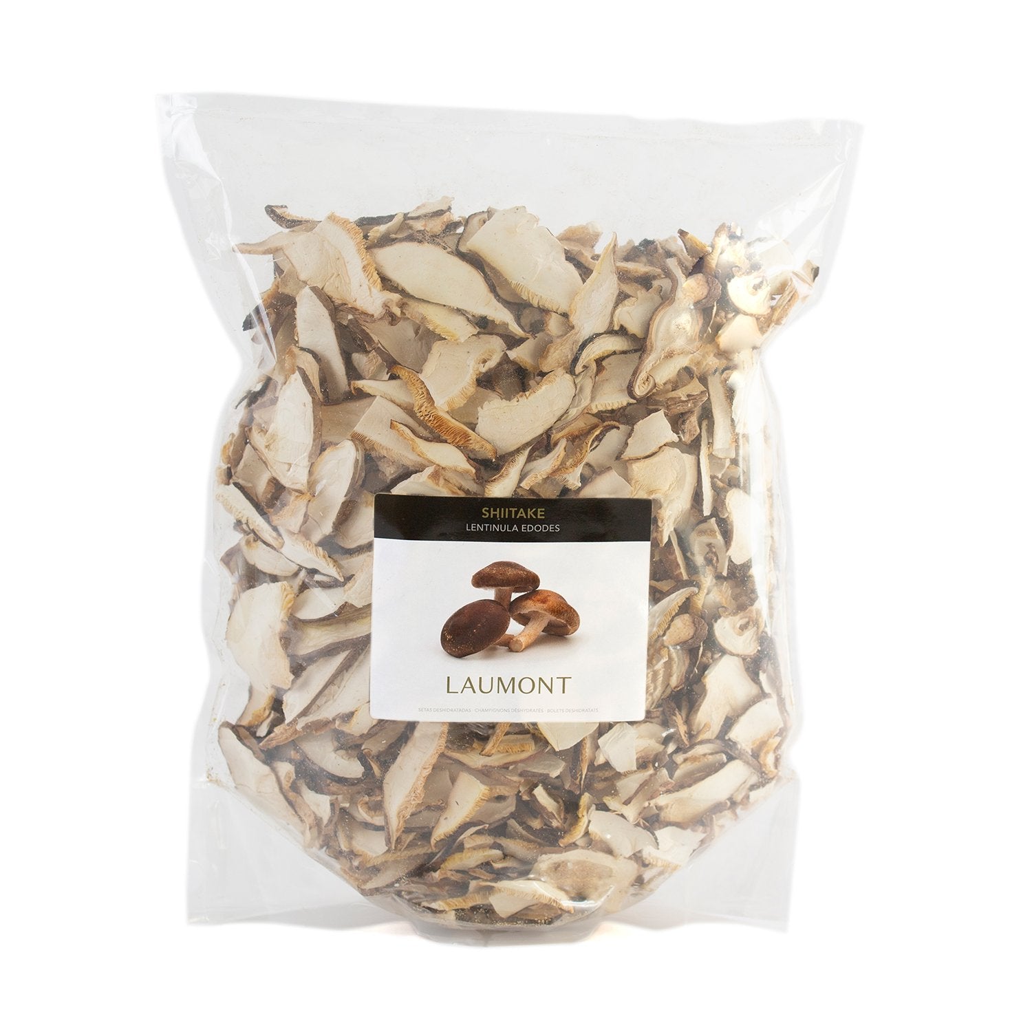 Xiitake deshidratat laminat