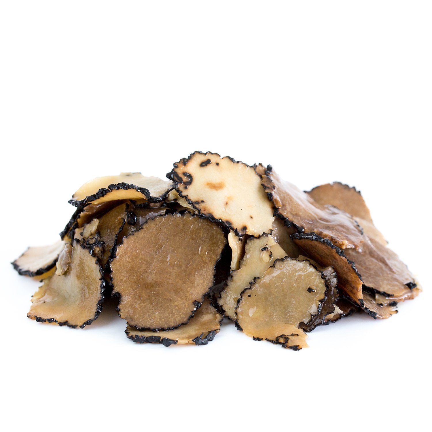 Trufa de verano laminas con aceite de trufa melanosporum lata 1 kg